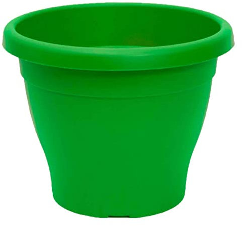 AC - Maceta Mediterránea - Plástico Resistente - Ideal para el Hogar, Plantas, Jardín, Decoración. - Cuidado de Plantas - Forma Redonda - Ø 60 cm - Color Verde