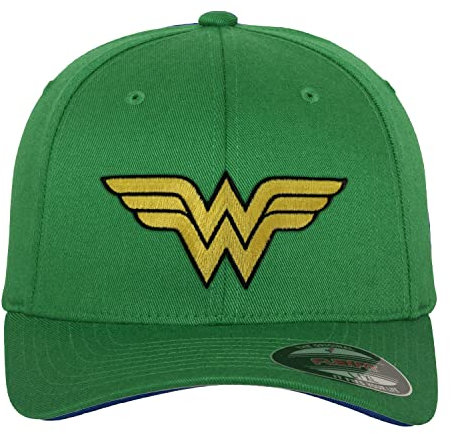 Wonder Woman Offizielles Lizenzprodukt Flexfit Cap (Grün), Klein/Mittel