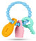 Vicloon Beißring Baby, Beißring aus Silikon BPA-frei, Zahnen Spielzeug Beißring für Babys 3+ Monate, Wundes Zahnfleisch zu stimulieren und zu massieren(Navy blau)