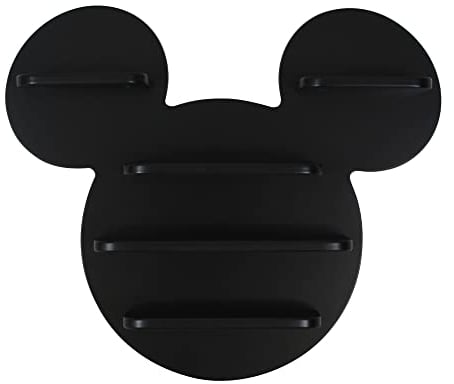 Disney Classic Micky Maus Wandregal, klein, wandmontiertes Bücher- und Aufbewahrungsregal für Kinder, Schweberegal aus Holz für Schlaf- und Spielzimmer, naturfarben