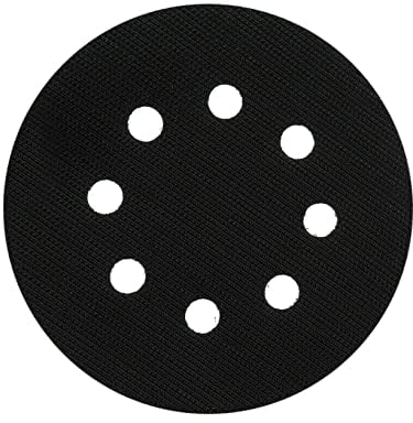 1 x SabreCut OSSCIP007 125mm 8 Hole Soft Density Interface Pad for Hook & Loop Random Orbital Sander Backing Pads Compatible with 5 Random Orbital Sanders Bosch Makita and Many More
