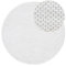 carpetfine Wollteppich Sina weicher handweb Teppich Natur Rund Creme Ø 80 cm | Zeitloser Wollteppich für Wohnzimmer, Schlafzimmer & Kinderzimmer