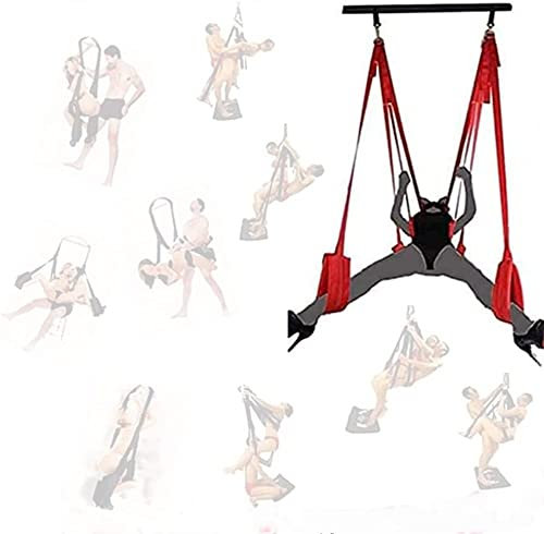 Iron-Story Portable réglable porte battante, double salle de jeux, 360 degrés de suspension, ceinture de yoga pivotante