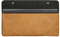 kwmobile Tastatur Tasche kompatibel mit iClever BK10 Bluetooth - Keyboard Case Sleeve in Papier Optik - Hülle in Braun