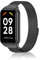 ZoRoll Correa Compatible con Xiaomi Smart Band 8 Active/Redmi Smart Band 2, Correa de Reloj de Acero Inoxidable Tejida con Malla Compatible con Xiaomi Redmi Smart Band 2 / Band 8 Active - Negro