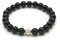 BERGERLIN Turmalin Armband - Perlenarmband aus echtem Naturstein mit 925 Sterling Silberperle