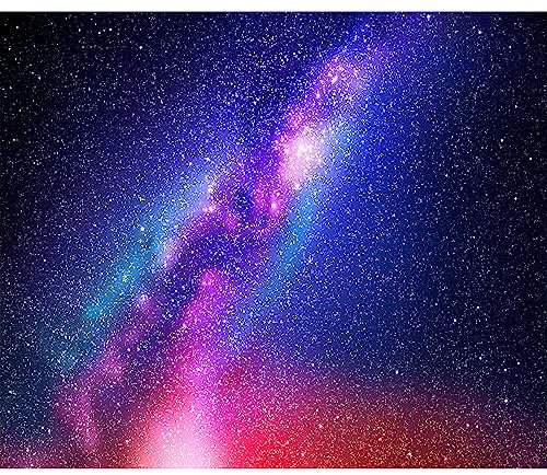 murando - Vlies Fototapete Galaxy 500x350 cm Vlies Tapeten Wandtapete XXL Moderne Wanddeko Design Wand Dekoration Wohnzmmer Schlafzimmer Büro Abstrakt Kosmos Himmel Stern Wolke violett