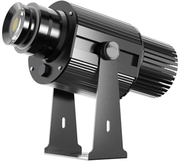35W LED GOBO Logo Projector Light IP67 Waterproof for Outdoor Mall Store Bar KTV Restaurant Advertising (Black)