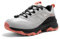 NORTIV 8 Chaussures de randonnée imperméables à lacets rapides pour femme, pour l'extérieur, la marche, le trekking, le camping, le tennis, Gris/rose., 39 EU