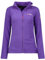 Geographical Norway Tug Lady Fz - Polaire Fine Femme Chaude Fermeture Zip - Veste Automne Hiver Printemps Chaud Femmes - Longues Manches Vetement Pull Fourrure Doux Confort (VIOLET S)