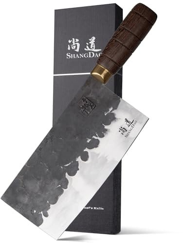 SHANGDAO Coltello da macellaio 19cm, Coltello da cucina da macellaio affilato come un rasoio, coltello da tritacarne in acciaio ad alto tenore di carbonio, For Home Kitchen and Restaurant