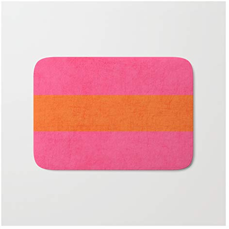 Carpet Klassiker In Pink Und Orange, Fussmatte Lustige Matte Weicher Fußmatte Für Außen Haustür Innen 40X60Cm