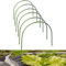 Greenhouse Hoops, Long Steel with Plastic Coated PP Tunnel Hoops, Small Greenhouse for Raised Beds, Thickened Rust-Free 60x60cm Grow Tunnel - Pack of 6