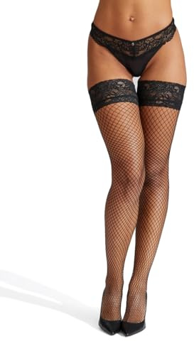 Ann Summers Women's Fishnet Holdup Hold-up Stockings, Fishnet Stockings For Women, Hold Ups, Fishnet Detail