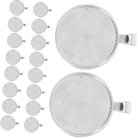 Beatifufu 50piezas Trays De Bezel Redondos Para Joyería Soporte Para Colgantes Bases De Pendientes Para Creaciones Únicas y Personalizadas