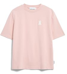 ARMEDANGELS Damen Heavyweight T-Shirt aus recyceltem Baumwoll Mix Iconic Å TARJAA Loose Fit Rosalilly S