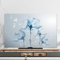 Hixingo TV Dust Cover, 3D Flowers TV Screen Cover Television Cover 32-80Inch Reversible Soft Universal Elastic TV Screen Protection Cover TV Protection Cover (32 inch,Blue 1)