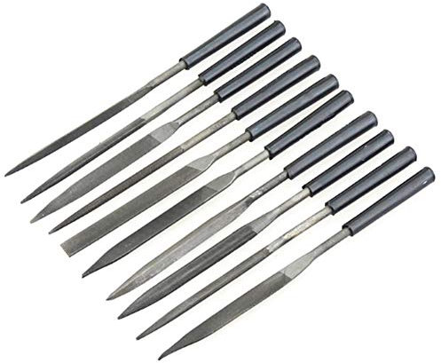 SdaryWare Meißel, Nadelfeilen-Set, Holzfeilen und Raspeln, Set, Verschiedene Holzraspeln, Stahl-Nadelfeilen-Set für Metall, Keramik, Stein, Schmuck, grobes Schnitzen, Glasfeilen, 5