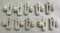 Roman Blind Clip-On Rear Cord Breakaway Safety Clips, White, Pack of 10