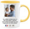 quotedazur - Mug Personnalisable Pour La Fête Des Pères - Tasse Cadeau Papa Personnalisé Homme - Jaune/Céramique