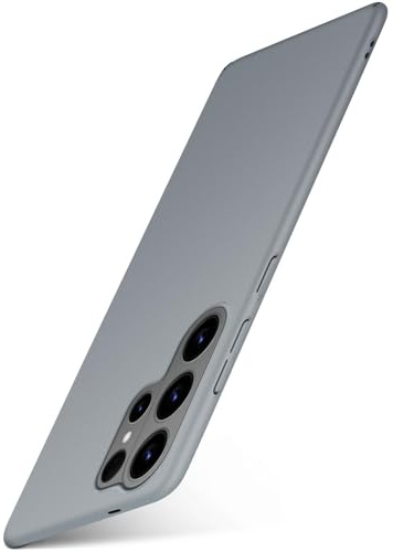 moex für Samsung Galaxy S26 Ultra Hülle Ultra Dünn, Schutzhülle mit erhöhtem Kameraschutz, Slim Cover Hardcase Backcover, Dünnste Handyhülle Minimalistisch Alpha Case, Matt Taupe