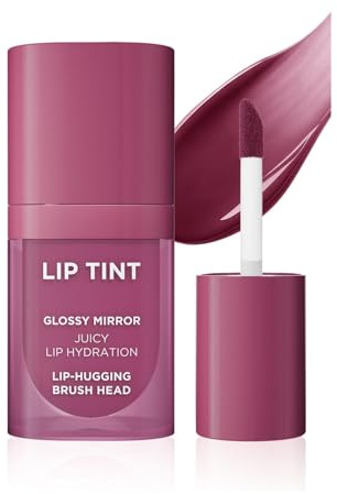 GLOSSY MIRROR Juicy Lipgloss, Lippenauffüllend, Natürlich Feuchtigkeitsspendend, Leicht, Strahlender, Langanhaltend, Bequem, Klebt Nicht (#04)