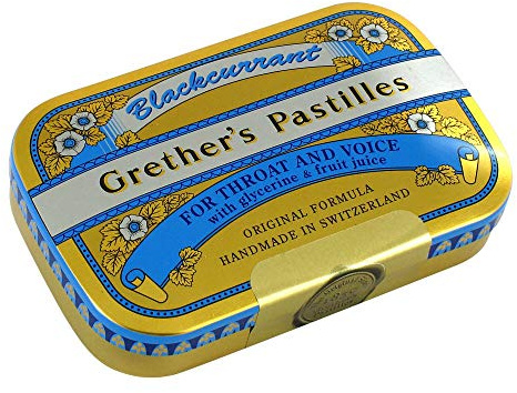 Pastiglie Grether senza Zucchero 60G