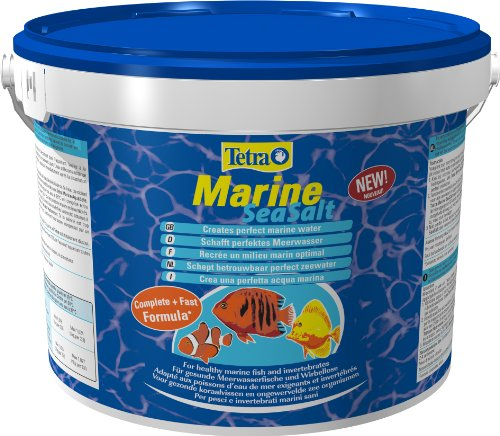 Tetra Marine SeaSalt - Salz für Meerwasser-Aquarium, schafft perfektes Wasser für Meerwasserfische und Wirbellose, 20 kg Eimer
