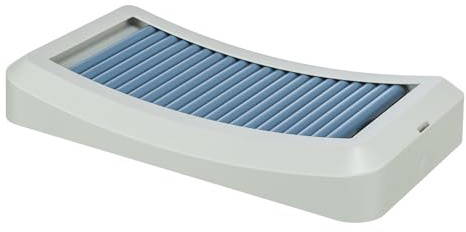 TRIXIE Rod Board strategy game with rods and indentations - non-slip rubber feet - incl. training instructions - plastic - dishwasher-safe - white/blue - 35 x 19.5 cm - 32051