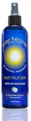 Solar Recover After Sun Moisturizing Spray (12 Ounce) - Hydrating Facial and Body Mist - 2460 Sprays of Sunburn Relief With Vitamin E and Calendula - Lotion Delivered in Water - Made in the USA
