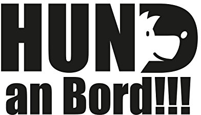 Plott Aufkleber Hund An Bord Sticker Dog On Board Achtung Autoaufkleber