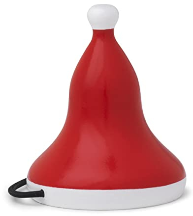 Kay Bojesen Zipfelmütze mini Figuren 3 cm Holzfiguren Weihnachtsdekoration, rot