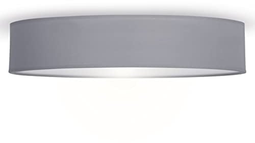 Smartwares Deckenleuchte, Kunststoff, Grau, 60 cm