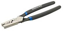 Silverline 547674 9 Way Ferrule Crimping Pliers, Blue 300C & Grey 431C