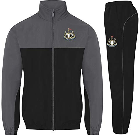 Newcastle United Mens Tracksuit Jacket & Pants Set OFFICIAL Football Gift