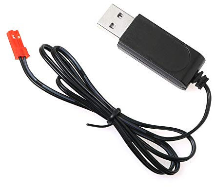 Maxmoral 3.7V USB Ladekabel JST Stecker Lithium Akku Ladegerät für RC Flugzeug Hubschrauber Spielzeug Zubehör
