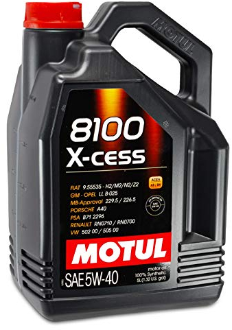 5 Liter original Motul Motoröl 5W40 8100 X-Cess
