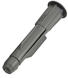 200 Stück/Dübel/Durchmesser - 8 x 51mm - Länge Universaldübel mit Kragen/Spreizdübel/Allzweckdübel/Material: Kunststoff