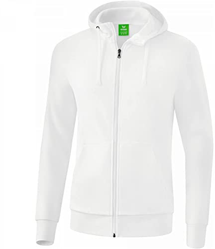 Erima Basic Kapuzenjacke Weiss, L Herren