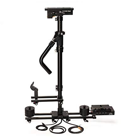FLYCAM Zest Pro Stabilizzatore Elettronico Videocamera, Supporto Dorato, Nuova Maniglia | Steadycam professionale modulare in alluminio preciso