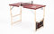 DISH TENNIS Mini Tischtennisplatte inkl Netz | Burgundy