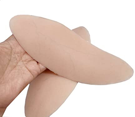 Correcteurs de jambes en silicone doux autocollant pour jambes tordues ou fines y compris manchons extensibles (S, grossière)