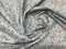 textil pertex LIBERTY Stoff, Batiststoff mit blauen Blumen, Kinderstoffe, Bastelstoffe, Baumwollstoffe, Stoffe als Meterware, 1 Meter x 150 cm