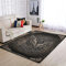 CHNOT Wikinger Nord Hammer und Raben Moderner Teppich Wohnzimmerteppich Anti-Rutsch Tepiche für Wohnzimmer/Kinderzimmer/Schlafzimmer/Esszimmer Carpet Wasseraufnahme Auslegware White 91x152cm
