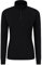 Mountain Warehouse Merino Womens Thermal Baselayer Top - Lightweight, Antibacterial & Breathable Ladies T Shirt - for Travel, Hiking, Camping, Skiing, Snowboard Black Women's Size 12