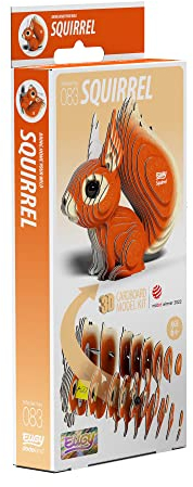 EUGY Eichhörnchen-Modell 3D-Bastelset
