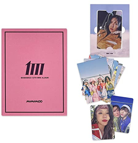 MAMAMOO - 12th Mini Album [MIC ON] (1Takes ver.) Card Holder + PVC Photo Card Album + Selfie Photo Card + Unite Photo Card + Post Card + 1 Pocket Hand Mirror + 4 Extra Photocards