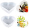 Yayatty 2 Pz Molde de Silicona para Resina en Forma de Corazón - Sujetalibros y Conservación de Flores - Decoraciones para El Hogar