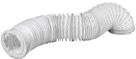 Ø 100mm - 3m PVC Lüftungsschlauch - Flexschlauch - Abluftschlauch für Trockner, Klimaanlage, Abzugshaube - Flexibel Schlauch