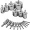 Scie Cloche Diamant, Scie Cloche Carrelage, Foret Diamant Carrelage Pour Marbre Granit Porcelaine 6-50mm(18Pcs)